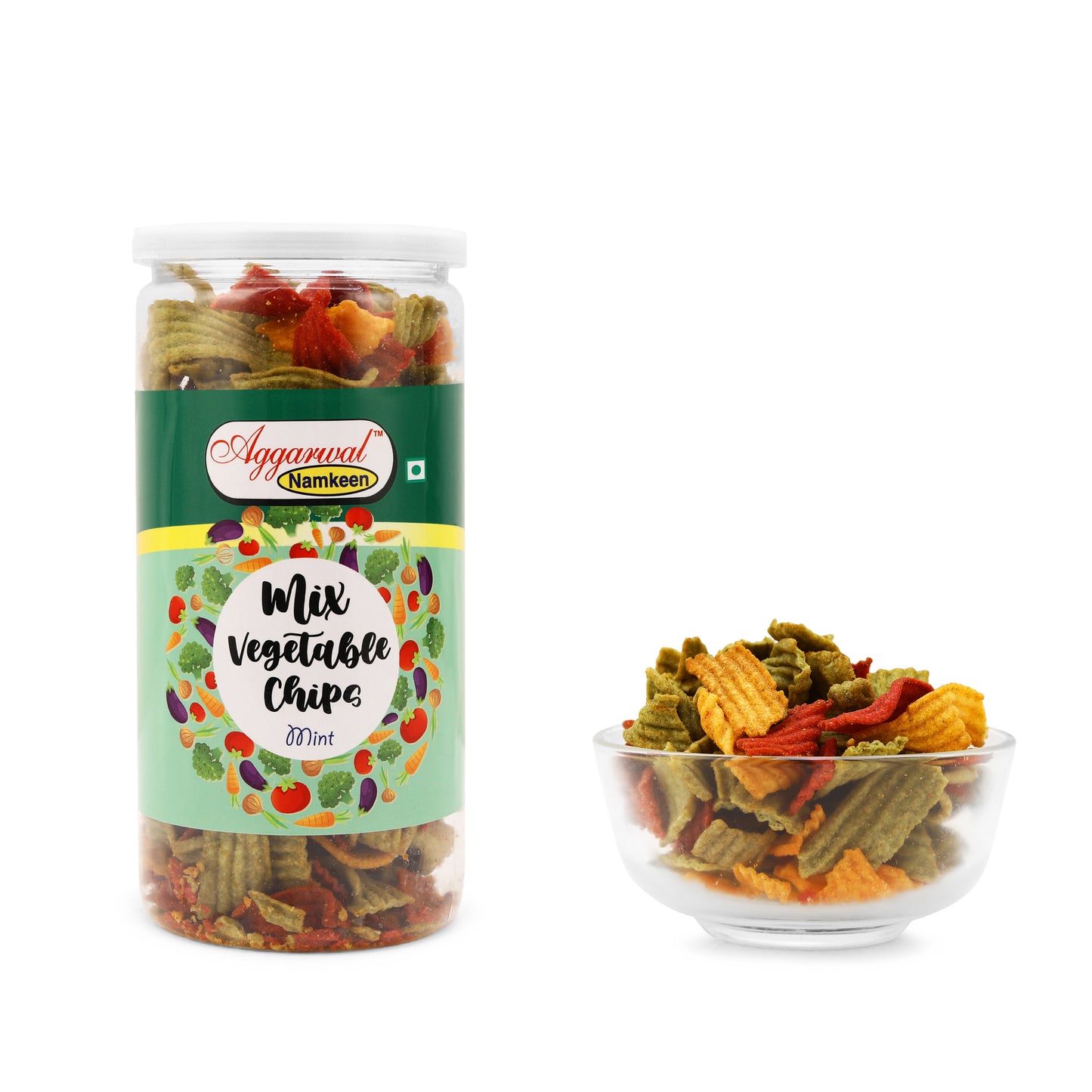 MIX VEGETABLE CHIPS SPICY TREAT ( 150 Gm )