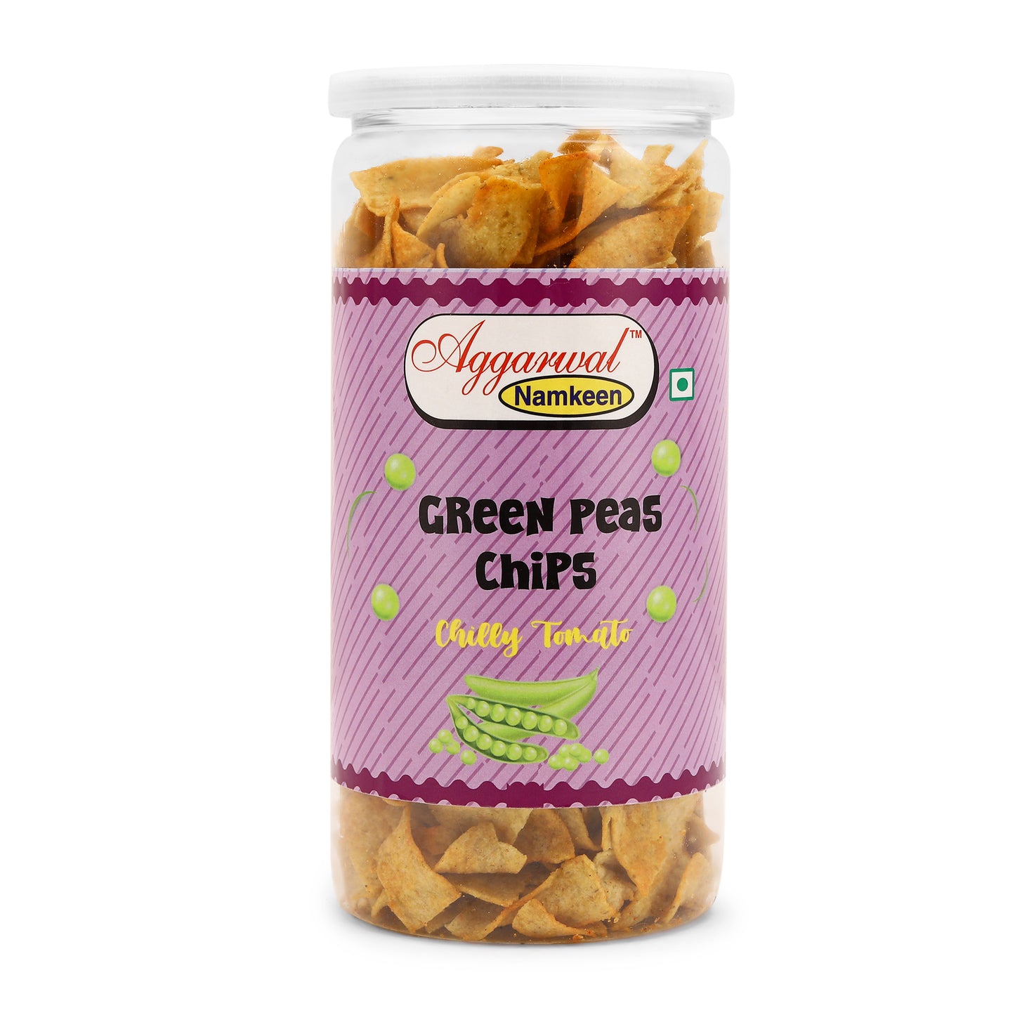 GREEN PEAS CHIPS CHILLY TOMATO ( 150 Gm )