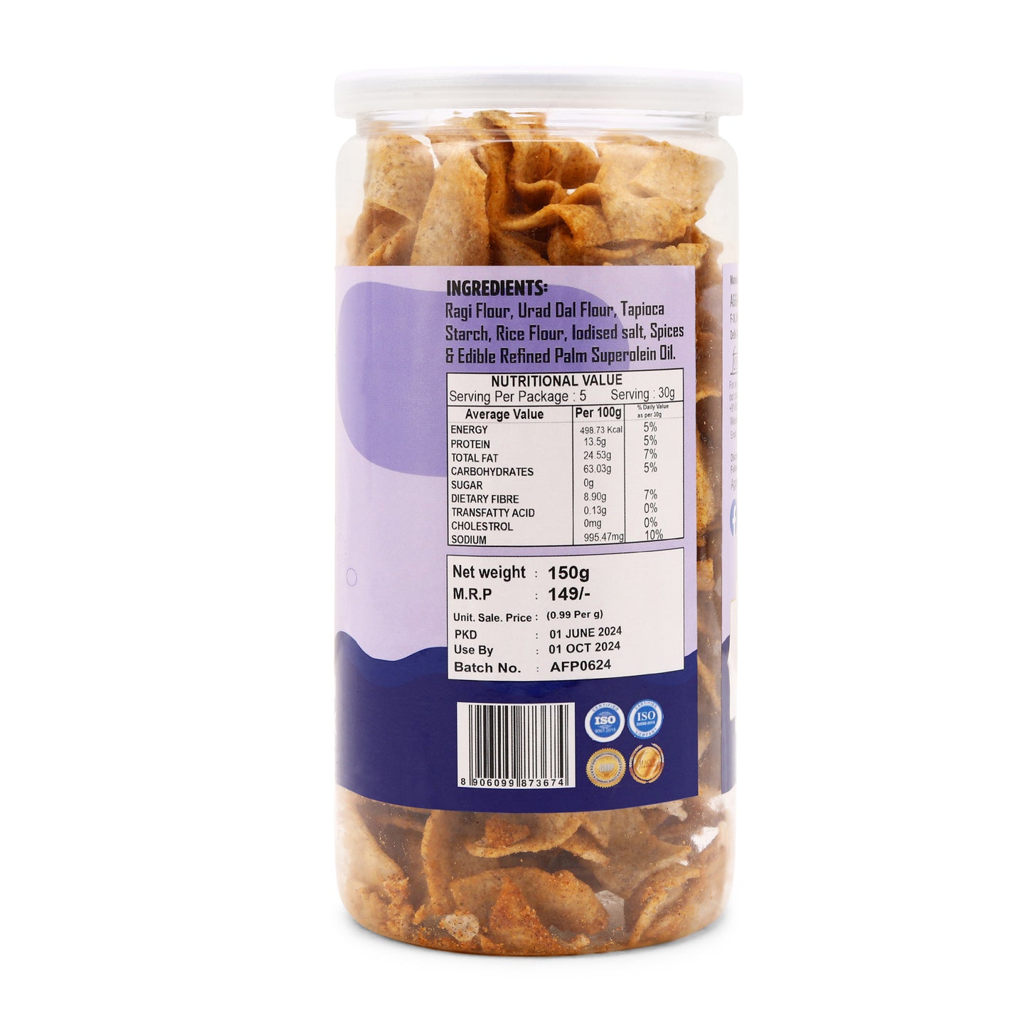 Ragi & Nachani Chips Biryani (150 Gm)
