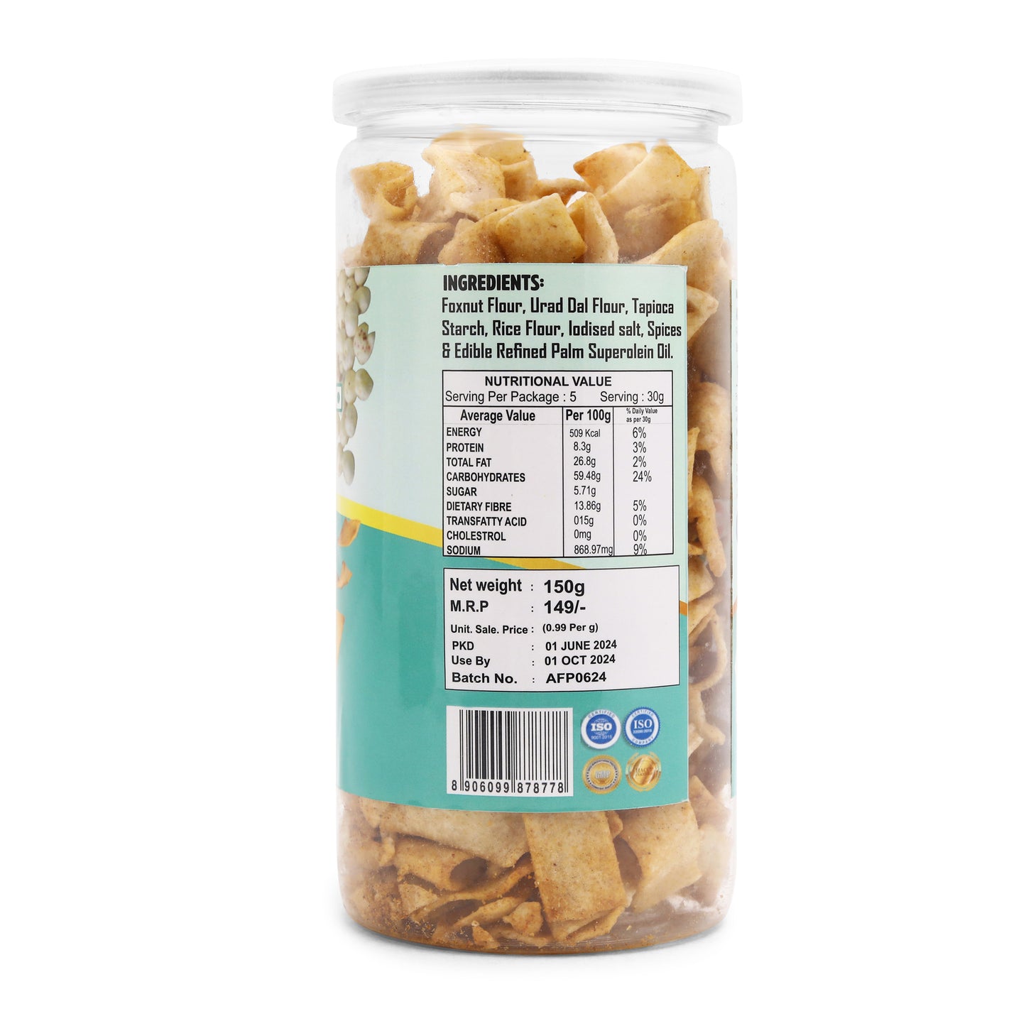 Makhana Chips Jalapeno (150 Gm)