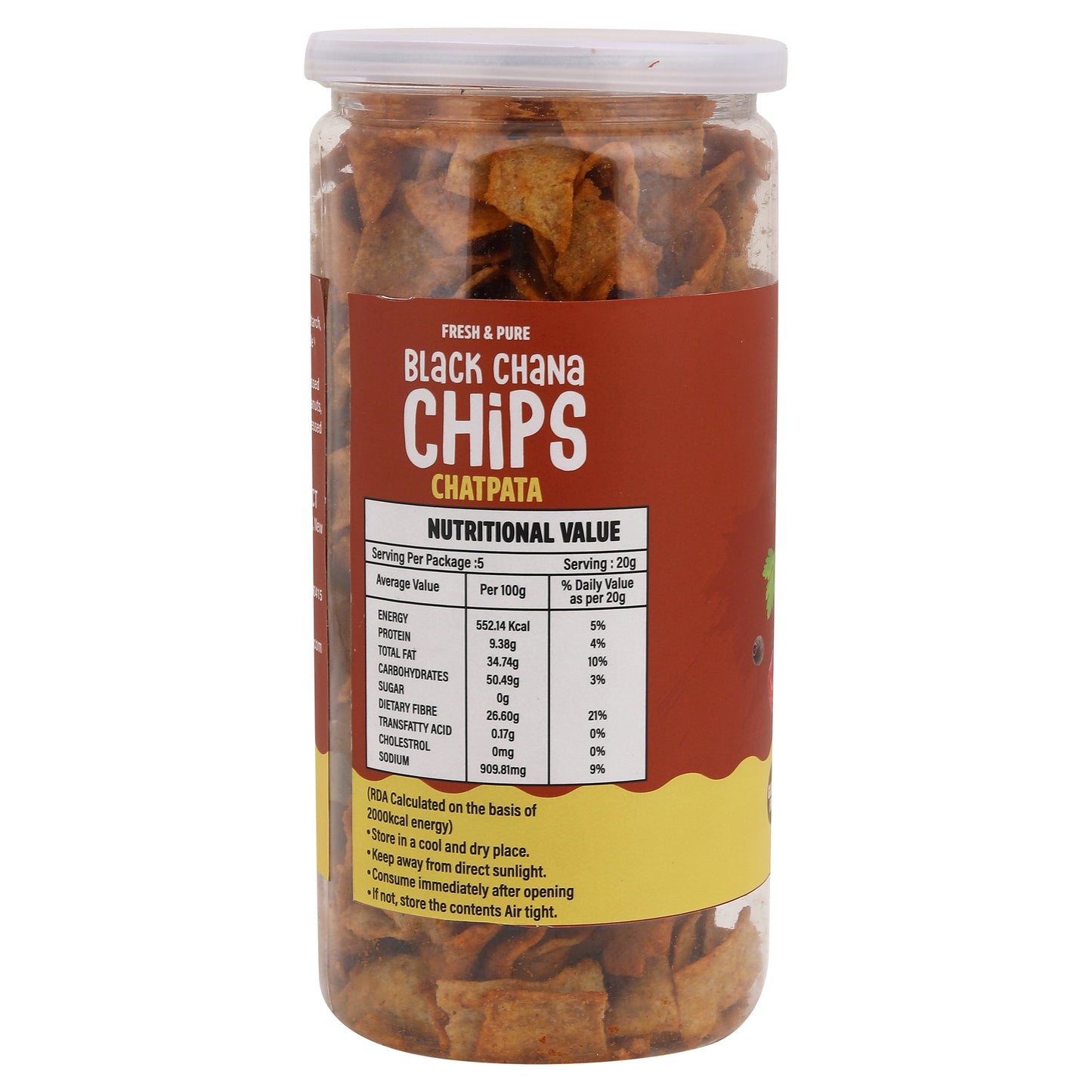 Black Channa Chips Chatpata ( 150 Gm )