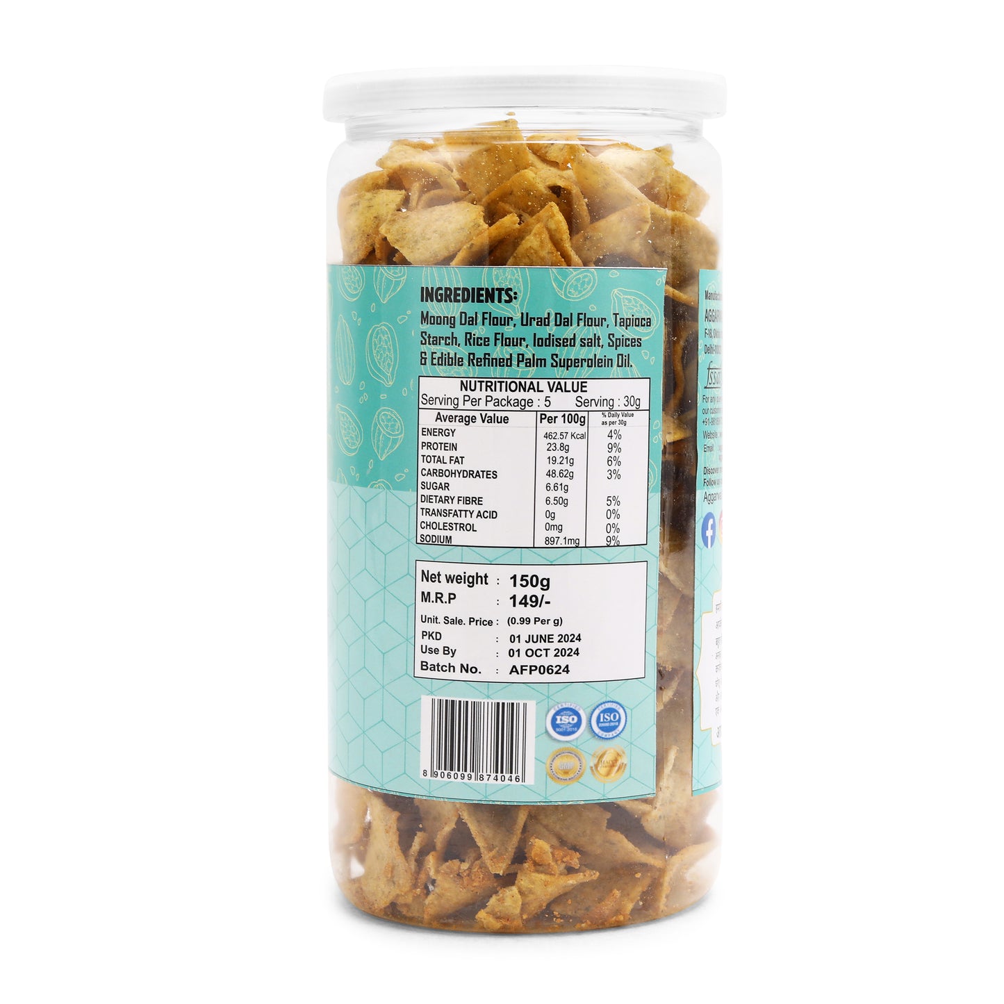 Moong Dal Chips Jalapeno (150 Gm)