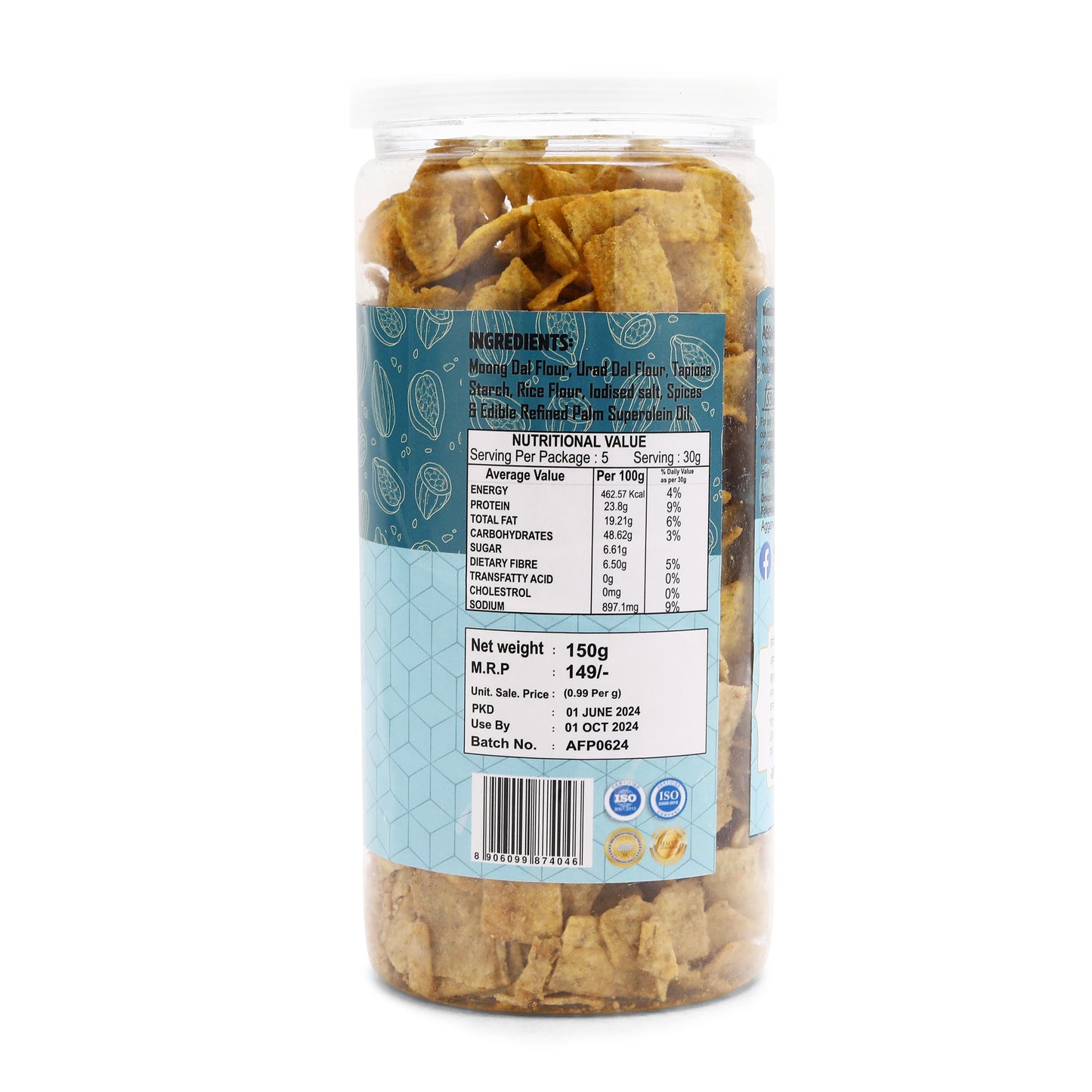 Moong Dal Chips Bhel Chaska (150 Gm)