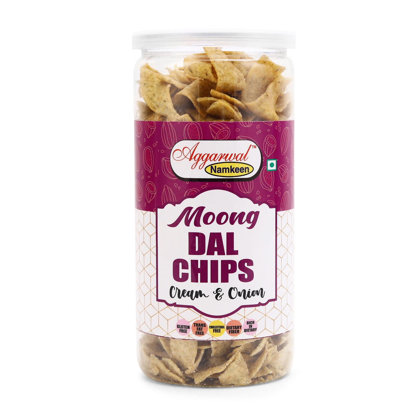 Moong Dal Chips Cream & Onion (150 Gm)