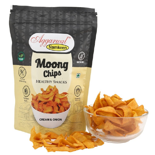Moong Dal Chips Cream & Onion (75 Gm)