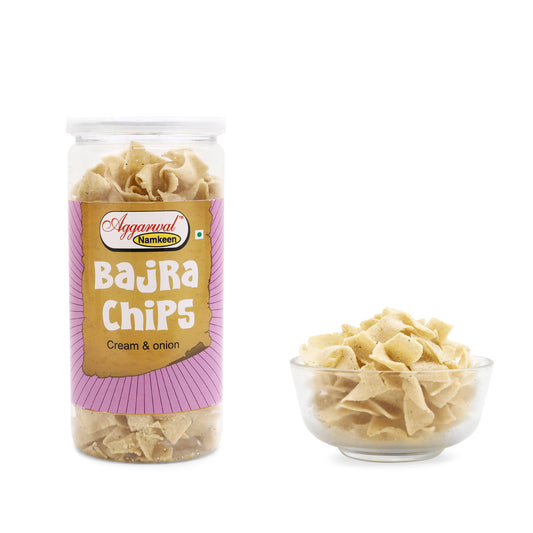 Bajra Pearl Chips Cream & Onion (150 Gm)