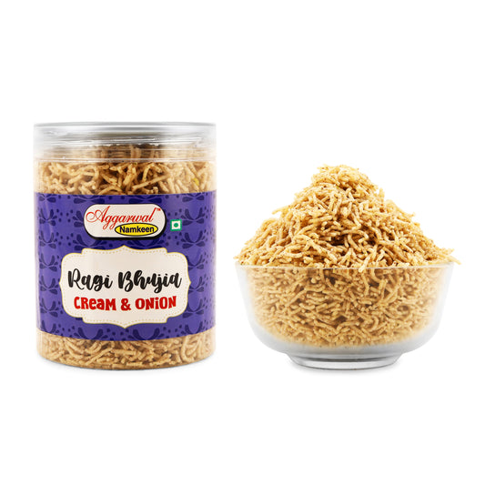 Ragi & Nachani Bhujia Cream & Onion (200 Gm)