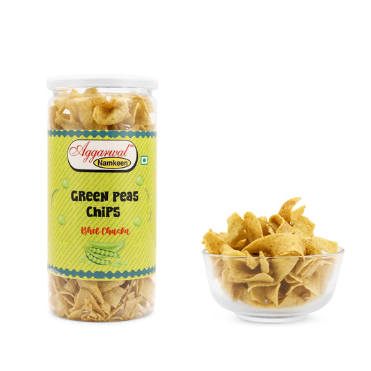 GREEN PEAS CHIPS BHEL CHASKA ( 150 Gm )