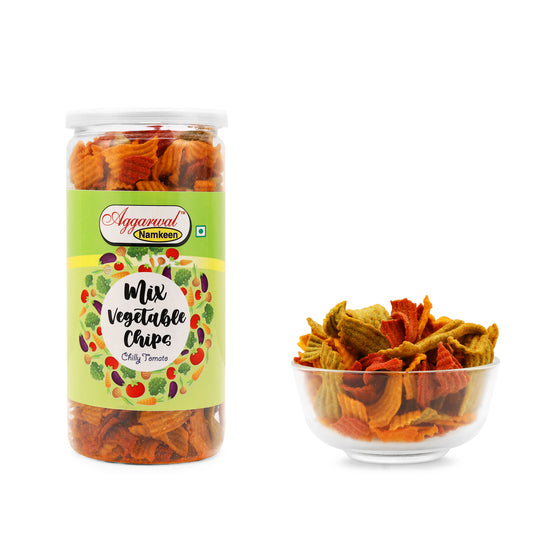 MIX VEGETABLE CHIPS CHILLY TOMATO ( 150 Gm )