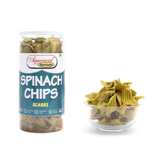 Palak Chips Achari (150 Gm)
