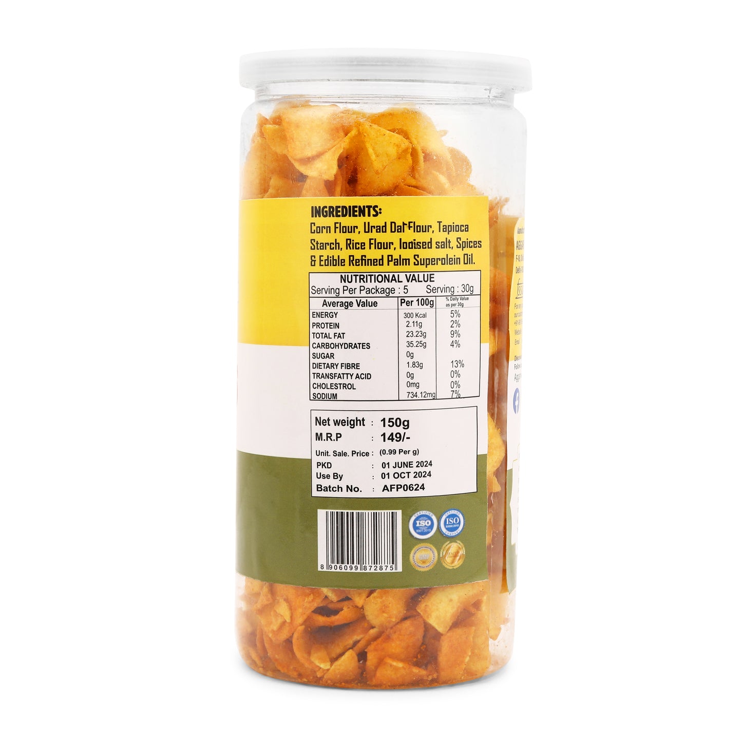 Makai Chips Chilly Tomato (150 Gm)