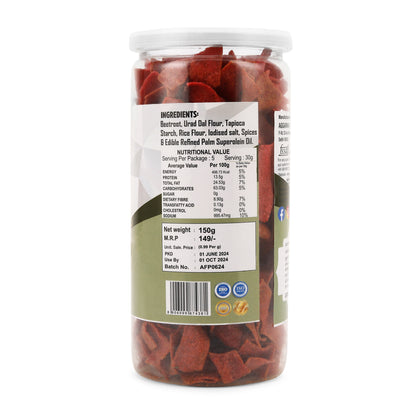 Beetroot Chips Achari (150 Gm)