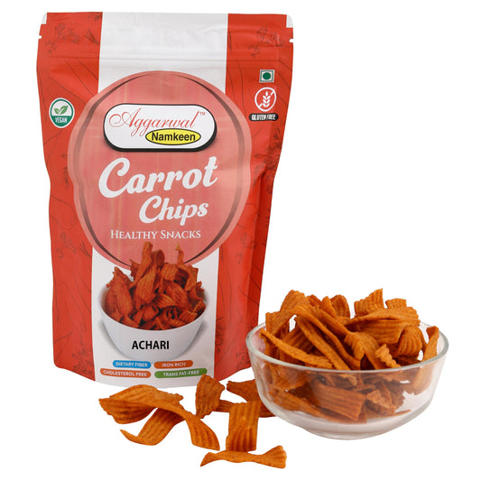 CARROT CHIPS ACHARI ( 75 Gm )
